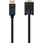 Nanocable Cable Conversor DisplayPort Macho a VGA Macho, 2 m, Negro